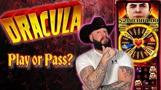 Dracula Slot Machine  Play or Pass?  Review and Live play!