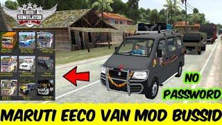 Ecco Van Mod Bussid | How To Add Indian Maruti Ecco Mod Bus Simulator Indonesia | Ecco Mod Bussid