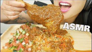 ASMR LAMB SHOULDER + AFGAN RICE (EATING SOUNDS) NO TALKING | SAS-ASMR