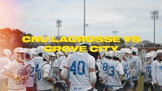 CNU vs Grove City, D3 LAX Match Up // CNU Men's Lacrosse Highlights 4K