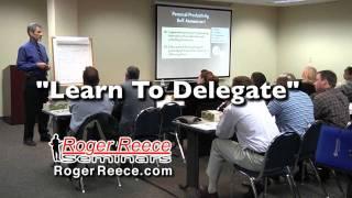 Delegate -- Time Management Skill