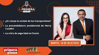 NOTICIERO A PRIMERA HORA 16 JULIO 2024