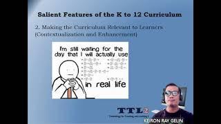 K to 12 Curriculum Framework