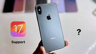 iOS 17 support for iPhone X - Good News 