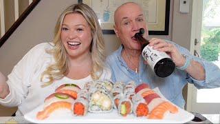 10,000 SUBSCRIBERS SUSHI CELEBRATION WITH DAD!!