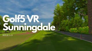 Virtual Golf VR - Golf 5 VR, Sunningdale Golf Course, Holes 1-3 preview