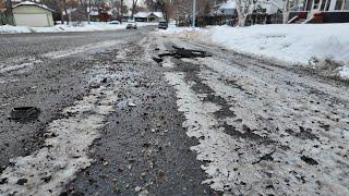 Icy streets make driving treacherous in Billings