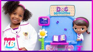 Doc Mcstuffins and the Story About Stuffed Animals | Kyraboo Pretend Play