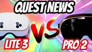 Meta Quest 3 Lite, Quest 2 Pro and MORE VR NEWS