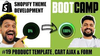 #shopify theme dev  #19  Product Template in detail , Cart Ajax API ,  Product Form 2023