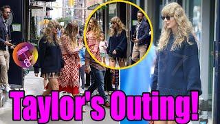 Taylor Swift hanging out with Blake Lively & Ryan Reynolds in London