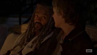 The Walking Dead - King Ezekiel tells Carol how he got Shiva the tiger.