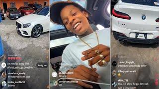 Pablo YG Buy New BMW X4 And Push Out His Benz! Vybz Kartel Link Up Mobay Hot Spot | Isat Buchanan