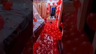 Anniversary decoration ideas at home / room decoration / #anniversary #bhopal