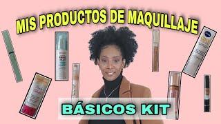 PRODUCTOS QUE UTILIZO DE MAQUILLAJE/ KIT BÁSICOS raices afromoda #makeup #kitmaquillaje #maquillaje