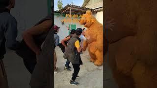 безумный танец с воздушным аниматор в медведе #2023 #video #youtube #tiktok #trending #регар #reels