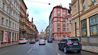 A Car and Cobbled Streets | Driving in Prague [4K HDR]