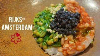 [1 min] RIJKS® Amsterdam, One Michelin star restaurant since 2016. Nice presentation.