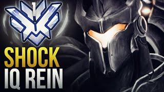 Best Of "SHOCK" RANK 1 REINHARDT - IQ PLAYS - Overwatch Montage