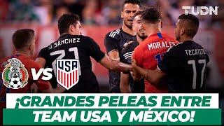 PREVIA: ¡GIGANTES DE CONCACAF! Las peleas más recordadas entre México y Estados Unidos | TUDN