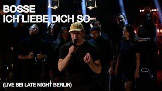 Bosse - Ich liebe dich so (Live @ Late Night Berlin)