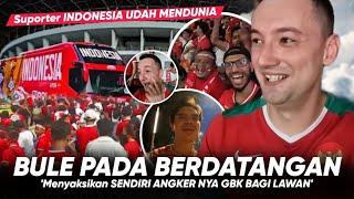 Bule 'Viral' Menangis Di GBK, Kekaguman Bule Lihat Fanatiknya Fans Timnas Indonesia