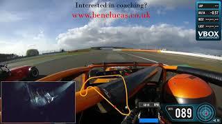 Ben Clucas Driving a Caterham Roadsport Car Around National Circuit