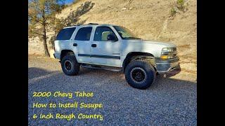 2000 Chevy Tahoe Installing 6 Inch Rough Country Suspension Lift Kit