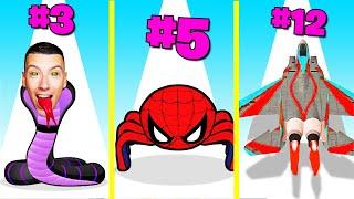 LES MEILLEURS JEUX RUNNER MOBILE DE 2025! (Spider Evolution, Snake Run, Plane Race etc..)