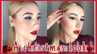 CHRISTMAS MAKE UP TUTORIAL ️ | KARLA OJEDA