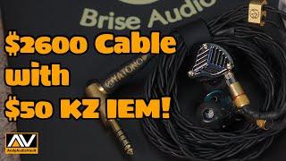 KZ PRX IEM with Brise Audio High End Yatono Ultimate Cable!