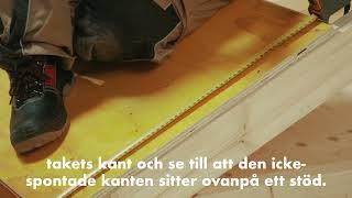 Använda WISA®-plywood som underliggande takkonstruktion