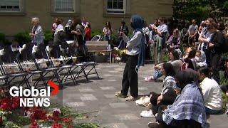 UofT convocation begins as pro-Palestinian encampment continues