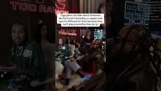 Tyga talks about streamers freestyling vs rappers and says it’s different #kai #tyga