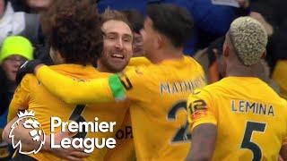 Craig Dawson smashes Wolves into 2-0 lead over Liverpool | Premier League | NBC Sports