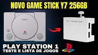 Game Stick Y7 256GB PS1 - Lista de Jogos e Teste