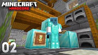 Minecraft Let's Play - Ep. 2: WE GOT DIAMONDS! (Hardcore Minecraft 1.20.4)