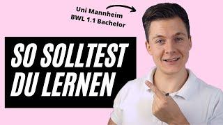 BWL Studium - so SOLLTEST du NICHT lernen