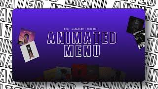 Animated Menu | CSS - JavaScript Tutorial | Daft Creation