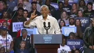 Obama full speech at Kamala Harris rally in Detroit roasts Donald Trump, looks to future