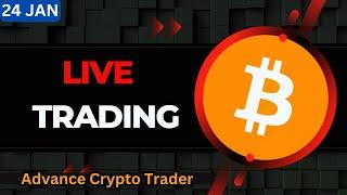 Bitcoin Live Trading | Bitcoin Live | Live Crypto Trading | 24 JAN