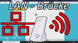 TP-Link WLAN Repeater als LAN Brücke einrichten