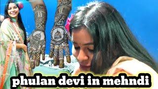 PHULAN DEVI IN MEHENDI || VLOG 21 || BHANJI MARRIAGE || DUAL STAR VLOG || SORO