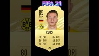 M.REUS FIFA HISTORY