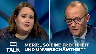 „So eine Frechheit und Unverschämtheit“ - Friedrich Merz empört über Ricarda Lang | WELT TALK