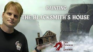 Painting the BLACKSMITH'S HOUSE #wargaming #terrain  #miniatures