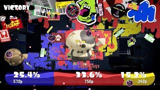 Splatoon 3 - Tricolor Tuf War Gameplay (New Mode)