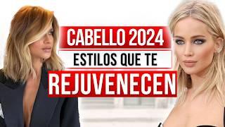 CABELLO 2024 que te QUITARÁ 10 AÑOS de Encima / TODO lo que se USARÁ / 2024 Hair Trends