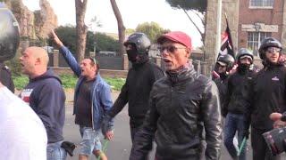 Desirée, presidio di Forza Nuova a San Lorenzo: saluti romani e tensioni con gli antifascisti