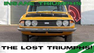 The INCREDIBLE LOST TRIUMPHS - Tickford Stag, 4X4 2500 AND MORE!